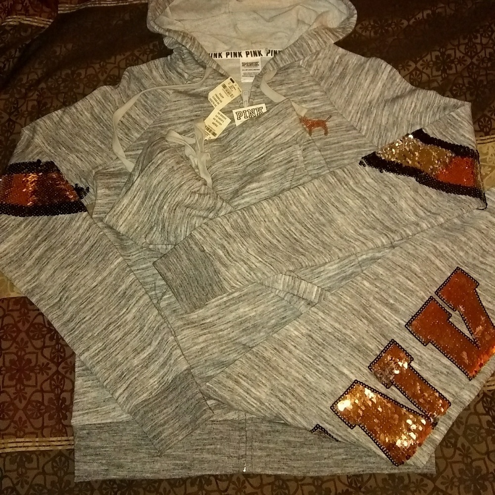 🚫TRADED🚫VSPINK ROSE GOLD/SILVER Flip Bling Set